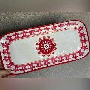 Red Decorative Tray